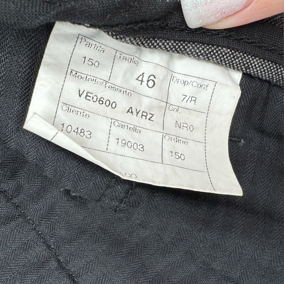 Verri Milano Gray Tailored Pants IT 46 (US 30–31 Waist) - Picture 10 of 11